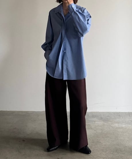 burgundy curve pants/3size