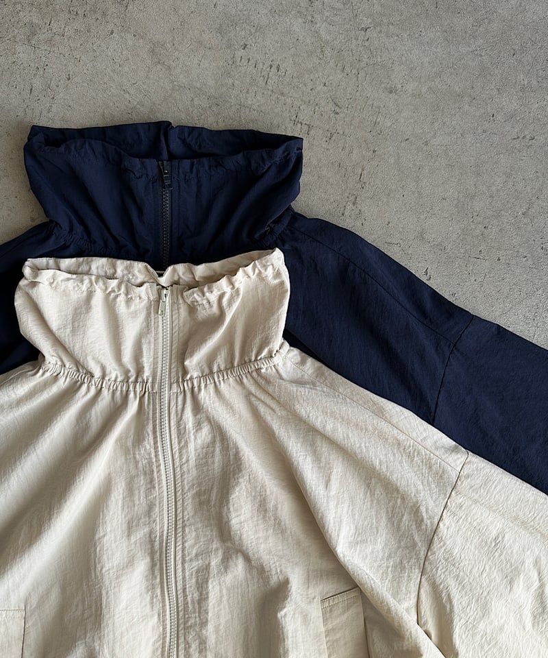gather stand collar track jacket / 2color | F A