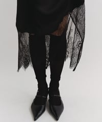 【FINE】lace satin skirt/3size