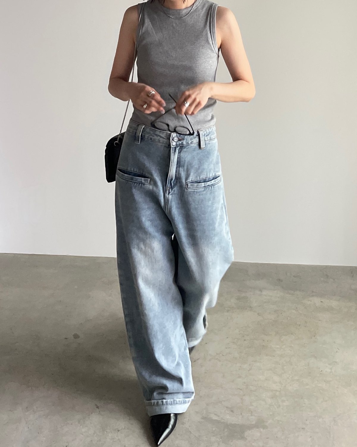 FASHIRU × SOMETHING baggy fit Jeans FASHIRU × SOMETHING baggy fit Jeans（FASHIRU × SOMETHING