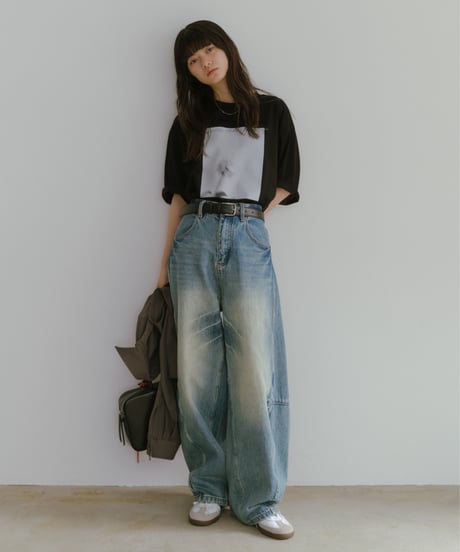 vintage barrel jeans / 2size