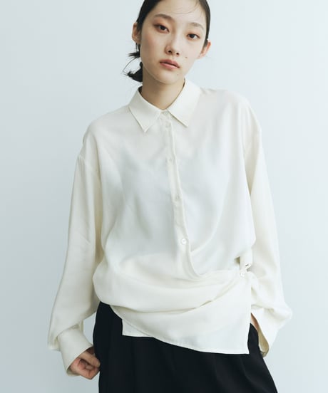 【FINE】smooth waist shape shirts
