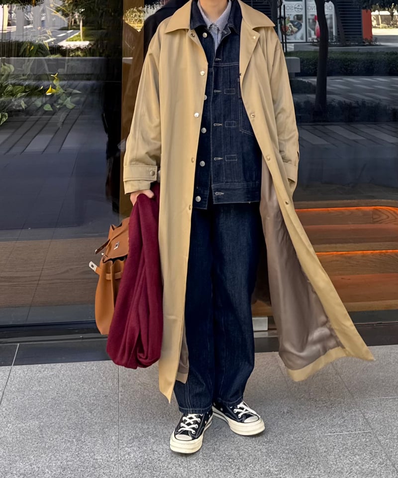 soutien collar coat-long-/3color | F A S H I R U soutien collar coat-long-/3color | F A S H I R U