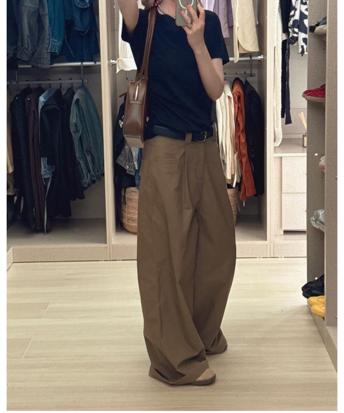 wide chino slacks/3size/3color | F A S H I R U wide chino slacks/3size/3color | F A S H I R U