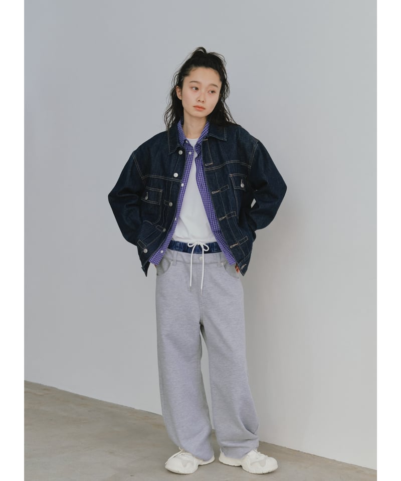 oversized denim jacket/2color（setup対応） | F A S
