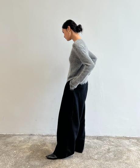 【FINE】edge mohair knit/3color