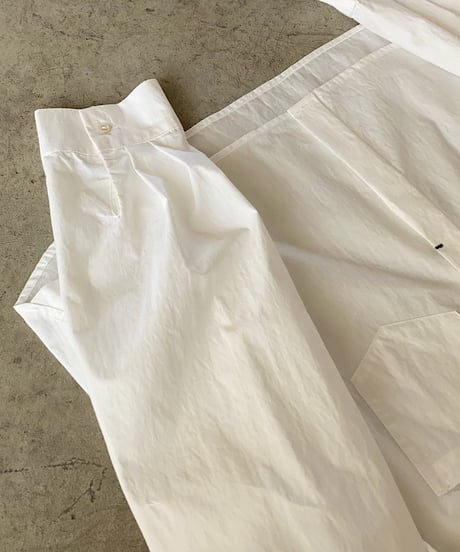 nylon cropped shirt/2color