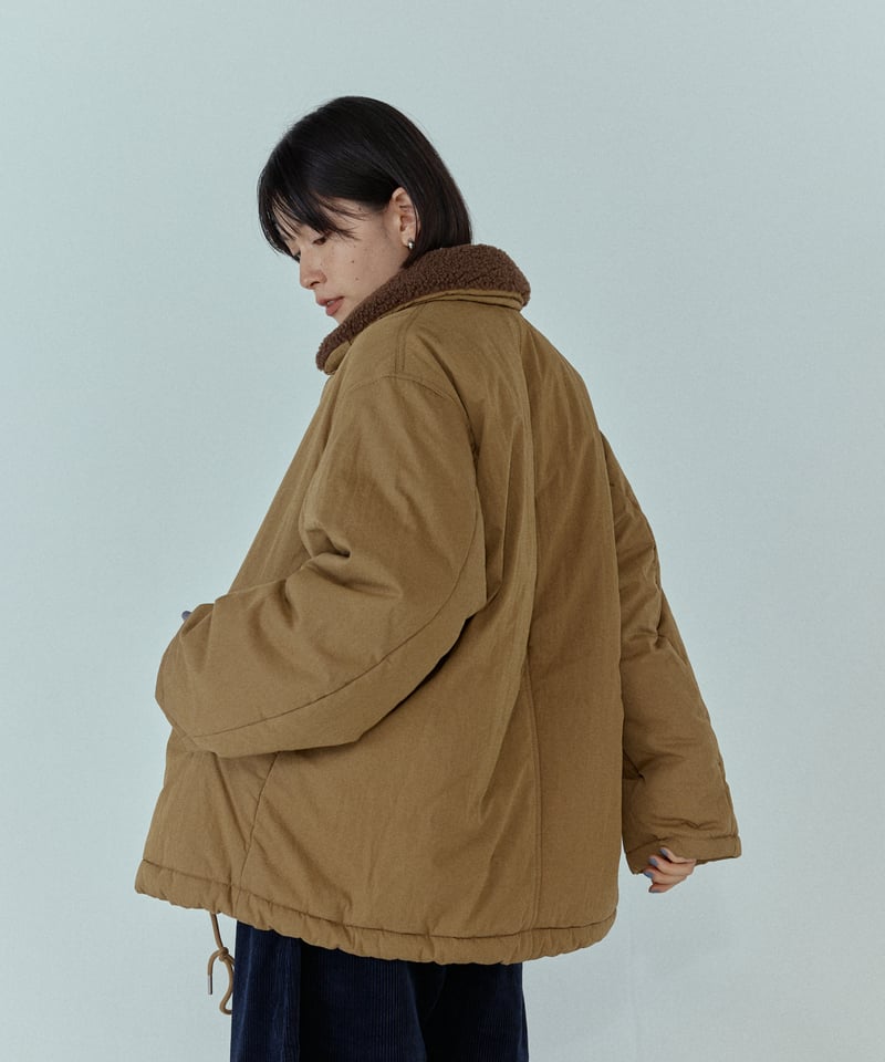 boa collar puffer JK/2color | F A S H I R U