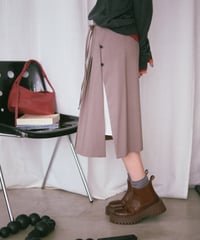 layered pleat midi skirt/2color/3size