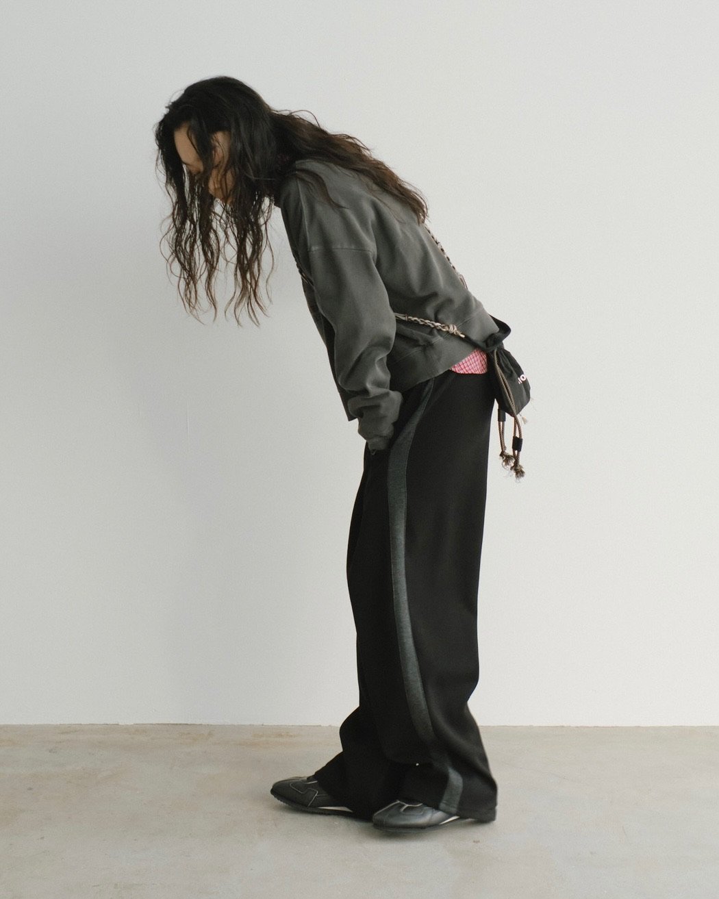 最終お値下げfashiru ファシルline curve sweat pants