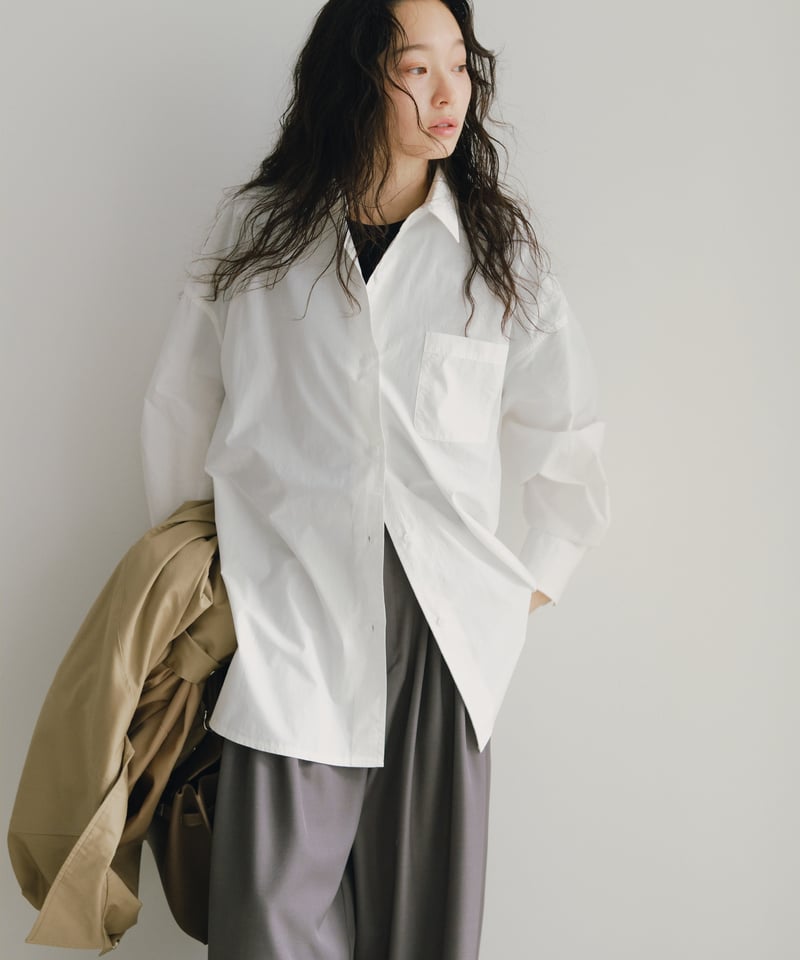 oversize shirt （white/yellow/pink）/3color | F A