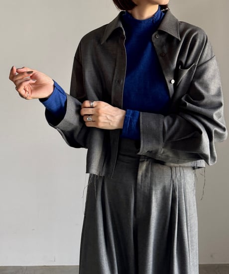 【FINE】high neck knit sweater/6color