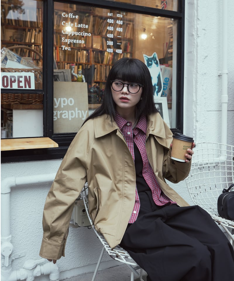 short trench blouson | F A S H I R U short trench blouson | F A S H I R U
