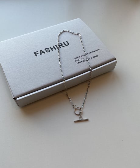 silver925 mantel necklace / 2color