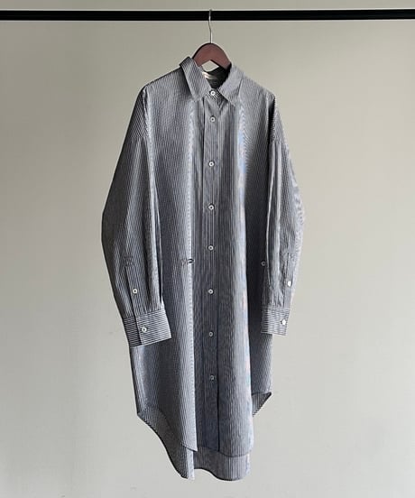 【FINE】center twist gather shirt OP