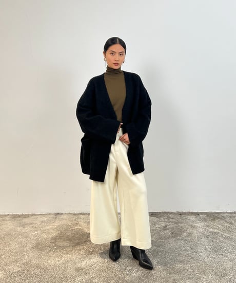 【FINE】soft cocoon knit outer