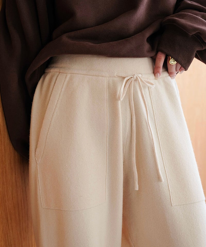 knit jogger pants/4colors/2size | F A S H I R U