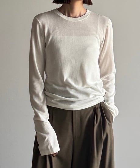 【FINE】basic long cut sew/4color