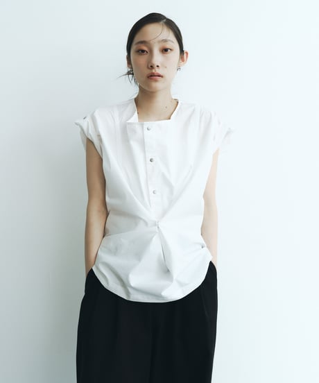 【FINE】square flap blouse