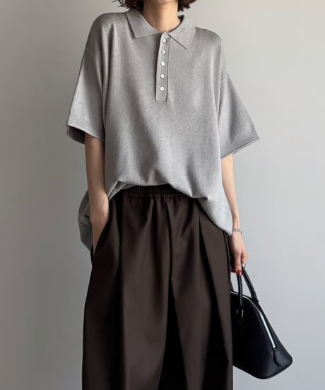 big polo knit / 2color