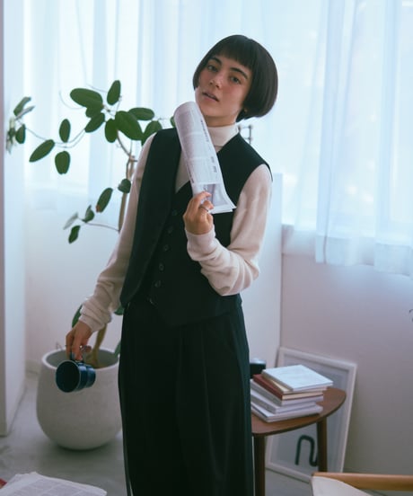 wool blend vest & slacks setup