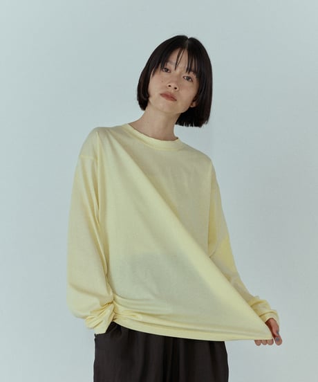 crew neck long sleeve T/4color