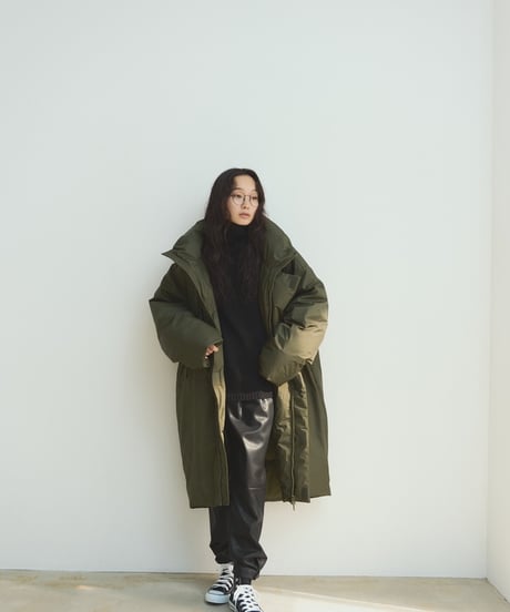 ＜予約販売＞long puffer overcoat/3color
