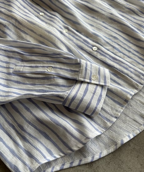 【FINE】rayon stripe over shirt