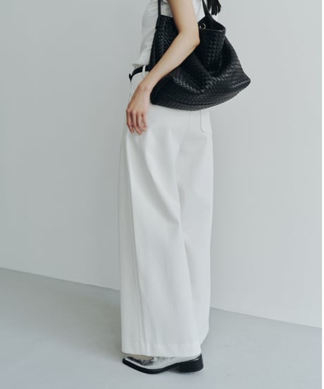 tuck wide trousers/3size