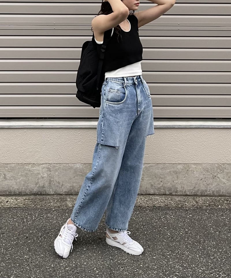 トップス theredthread S bicolor layered tops THEREDTHREAD / ザレッドスレッド】S symbol bicolor tops