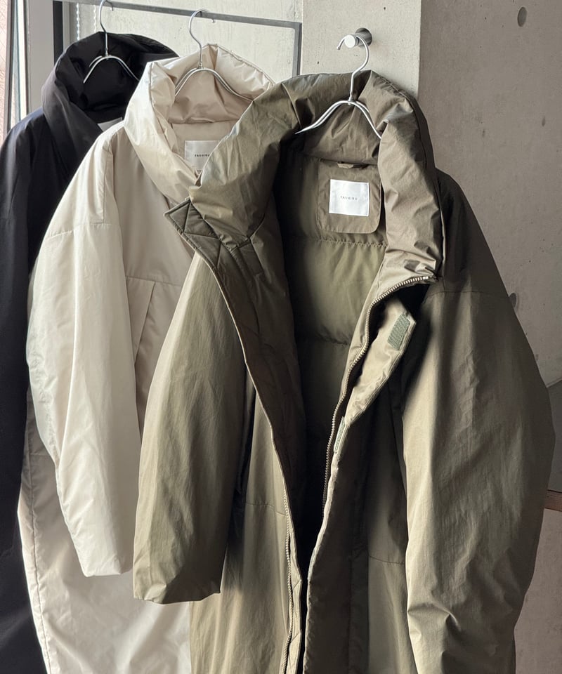 long puffer overcoat/3color <送料無料> | F A S H I R U