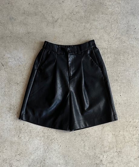 fake leather half pants/3size