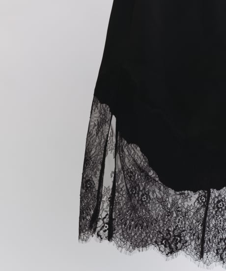 【FINE】lace satin skirt/3size