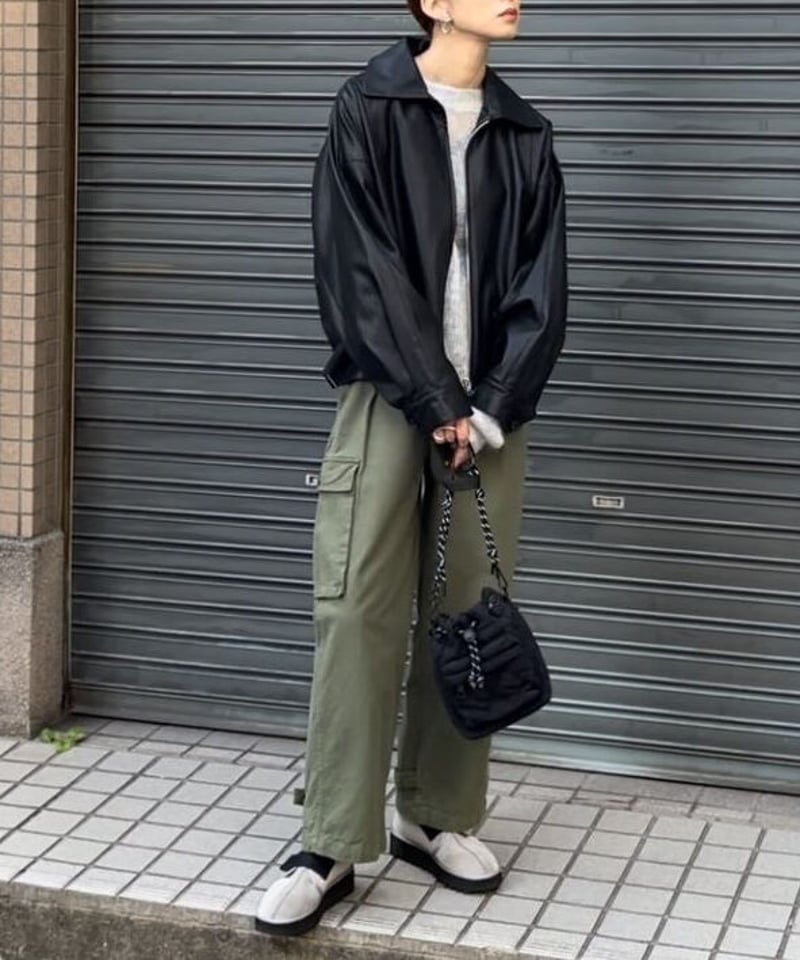 leather blouson/2colors | F A S H I R U