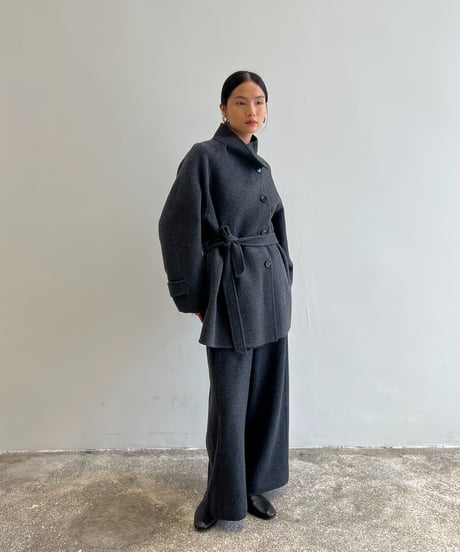 【FINE】low drape wide pants/2color/3size