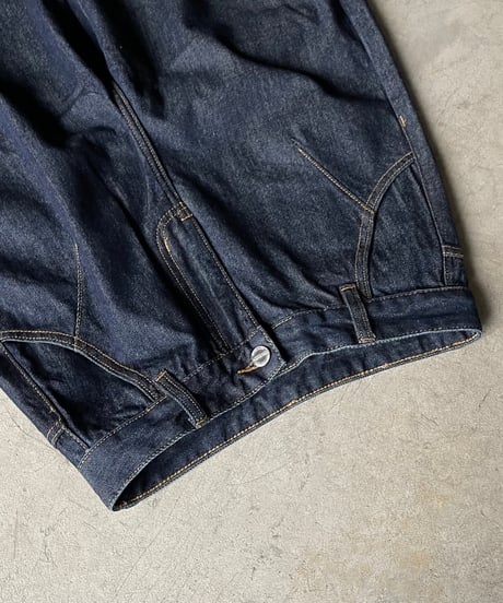 wide tapered denim/2size