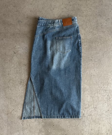 【FINE】twist waist denimt skirt / 3size