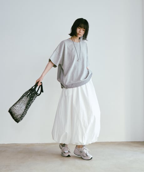 【NEW COLOR】back switching drawst pullover/2color