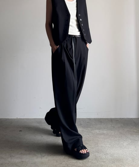 wool blend vest & slacks setup