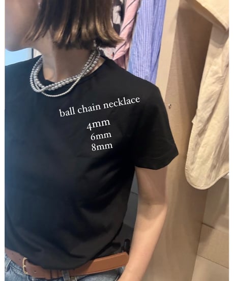 ball chain necklace/3size