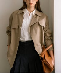 check design shirt jacket / 2color
