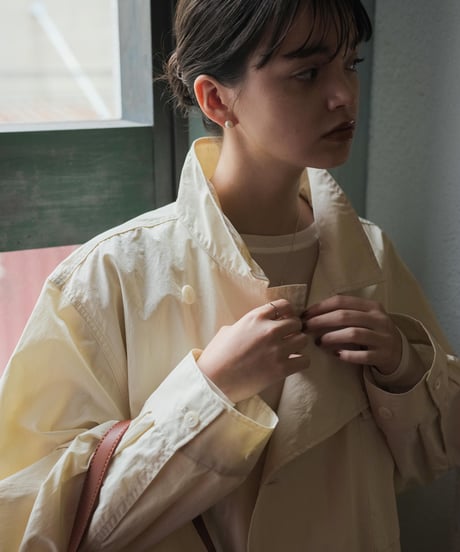 stand collar coverall/3color