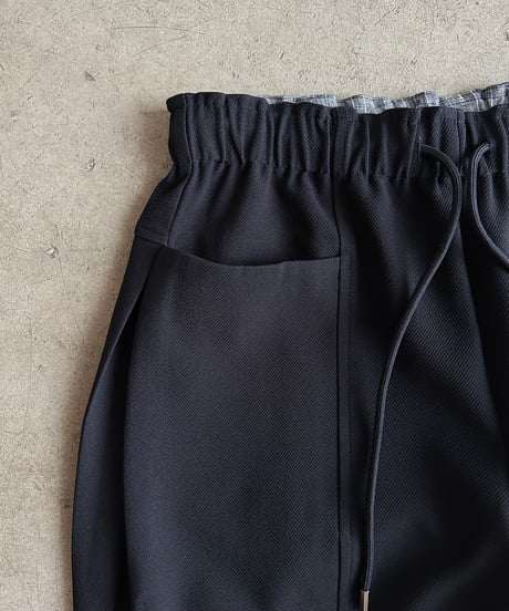 【FINE】dual fabric curve slacks/2size （セットアップ対応）