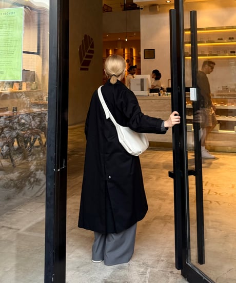 soutien collar coat -middle-【綿100%】
