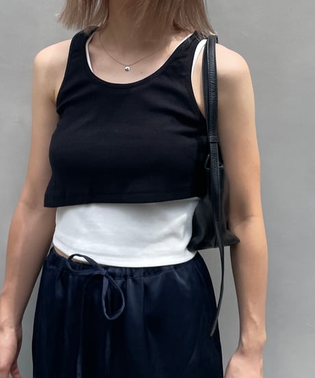 bicolor layered tank top