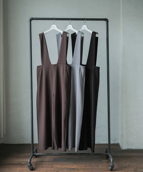 salopette wide pants/3color