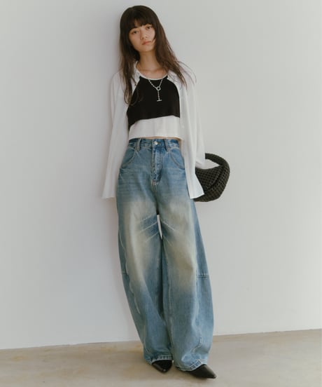 vintage barrel jeans / 2size
