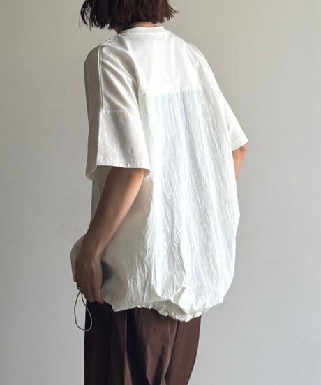 back switching drawst pullover/3color