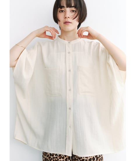relaxed dolman shirt / 2color