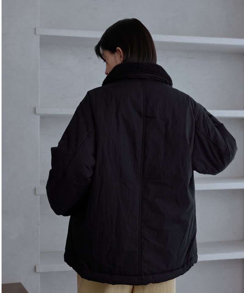 boa collar puffer JK/2color | F A S H I R U